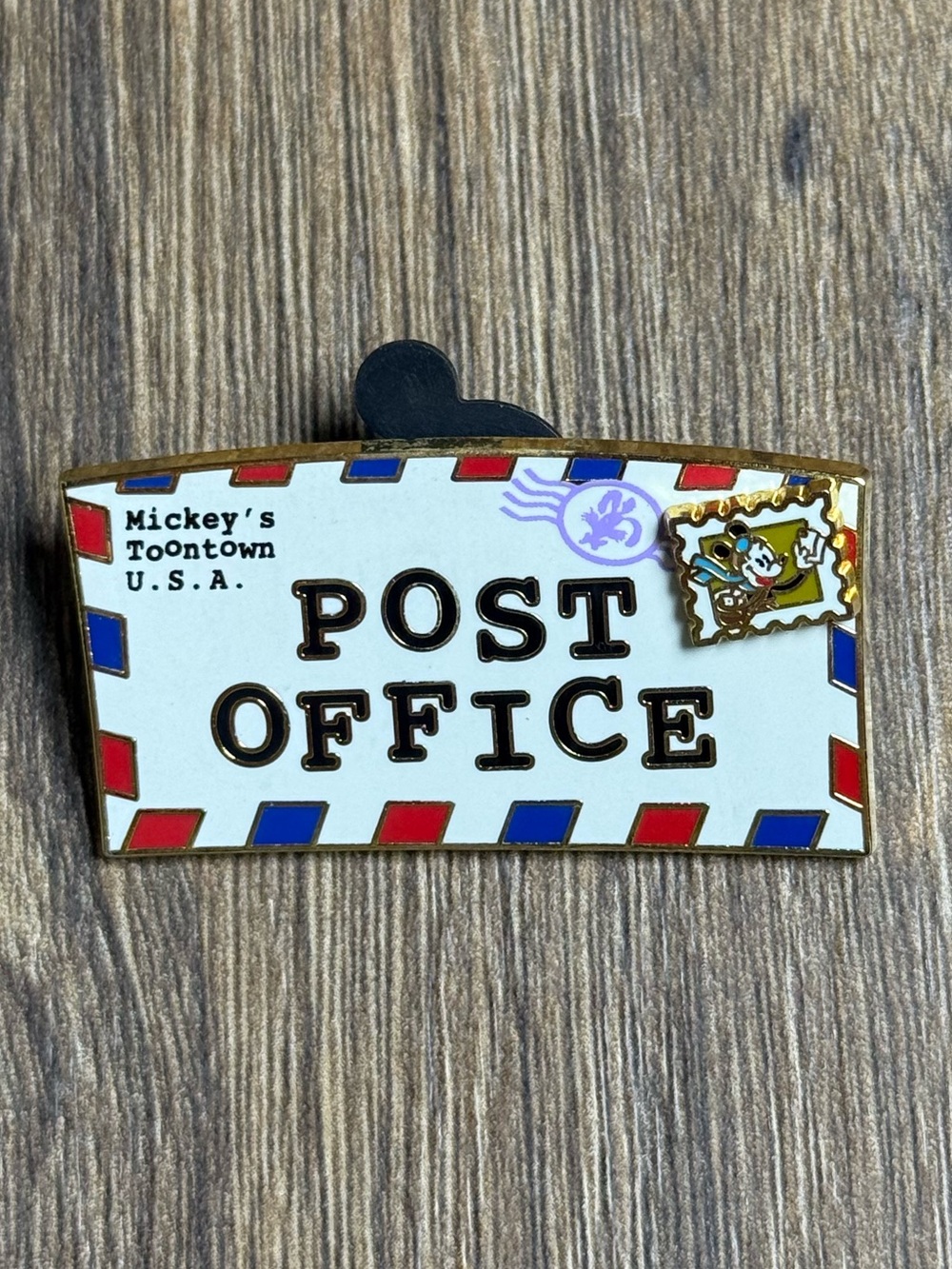 Disney Post Office Enamel Pin – 2008 Limited Edition